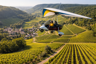 Balade au dessus des vignes