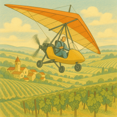 Balade au dessus des vignes